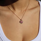Flashy Black Opal Pendant With Diamonds - 18K Yellow Gold