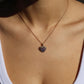 Flashy Black Opal Pendant With Diamonds - 18K Yellow Gold