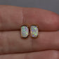 Crystal Opal Studs - 14K Yellow Gold