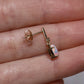 Crystal Opal Studs With Diamonds - 14K Yellow Gold