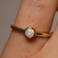 Crystal Opal Ring - 14K Yellow Gold