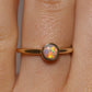 Crystal Opal Ring - 14K Yellow Gold