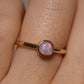 Crystal Opal Ring - 14K Yellow Gold
