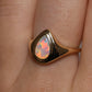 Crystal Opal Signet Ring - 14K Yellow Gold