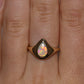 Crystal Opal Signet Ring - 14K Yellow Gold