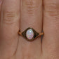 Crystal Opal Signet Ring - 9K Yellow Gold