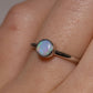 Crystal Opal Ring - Sterling Silver