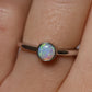 Crystal Opal Ring - Sterling Silver