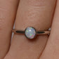 Crystal Opal Ring - Sterling Silver