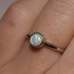 Crystal Opal Ring - Sterling Silver