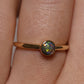 Black Opal Ring - 14K Yellow Gold
