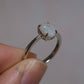 Crystal Opal Ring - Sterling Silver