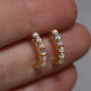 Multi Opal Studs - 14K Yellow Gold