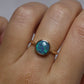 Black Opal Ring - 9K Yellow Gold