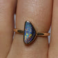 Boulder Opal Ring - 9K Yellow Gold