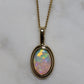 Crystal Opal Pendant - 14K Yellow Gold
