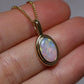 Crystal Opal Pendant - 14K Yellow Gold