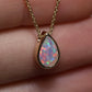 Teardrop Pendant - 9K Yellow Gold