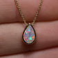 Teardrop Pendant - 9K Yellow Gold